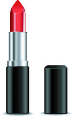 realistic illustration of cosmetics on background