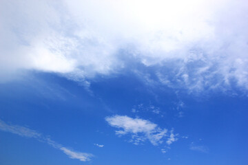 blue sky with clouds