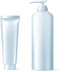 realistic illustration of cosmetic jar on background