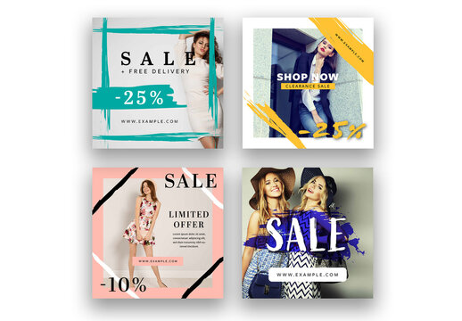 Modern Fashionable Social Media Layouts