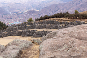 ancient buildings and historical sites of the Inka empire in Peru