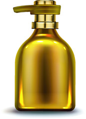 realistic illustration of cosmetic jar on background