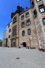 Das Schloss  von Wernigerode. Schloss, Sachsen-Anhalt, Deutschland, Europa