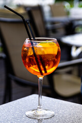 Glass of Aperol Spritz