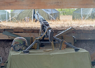Machine Gun on position