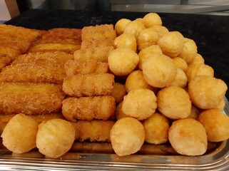 delicious potato and cheese croquant