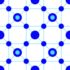 Abstract seamless  connection in the form of a grid