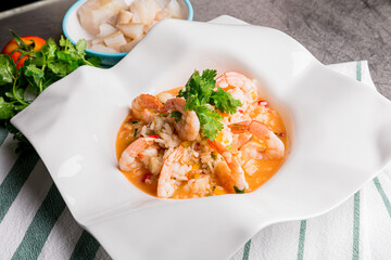 Arroz de Tamboril Com Gambas