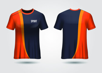 T-shirt Sport Jersey Template Design Vector