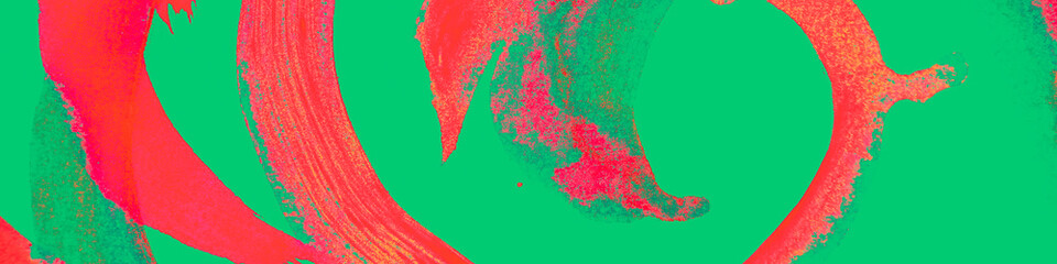 Abstract Red and Green Vibrant Gradient. Grunge