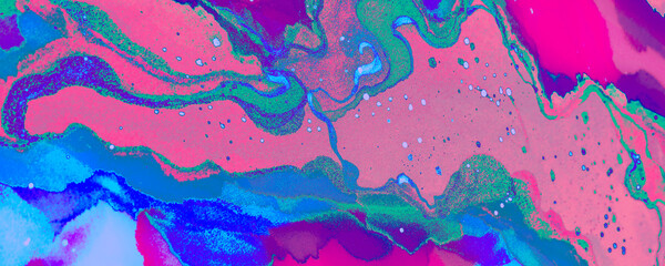 Bright Stylish Artwork. Pastel Cotton Design. Sea Popular Graffiti. Pink Motion Graffiti. Violet Acrylic Image. Ocean Textile Pattern. Wet Presentation. Abstract Decoration.