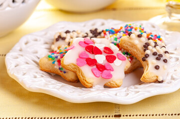 biscoitos amanteigados de Natal