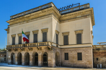 Fototapeta premium Arena Civica (or Arena Gianni Brera) - multi-purpose stadium in Milan, Italy, which was opened in 1807. One of the city’s main examples of neoclassical architecture.