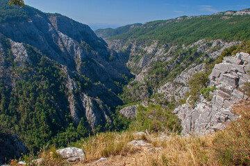 Heaven in the Mount Ida in autumn, Sahindere canyon, Edremit,Balikesir_Turkey