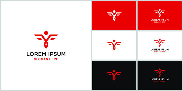 letter F and people logo