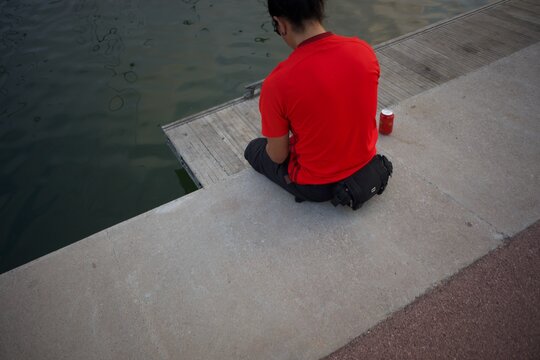 Momento de silencio y soledad. 