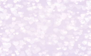 Valentine day white hearts on pink background.