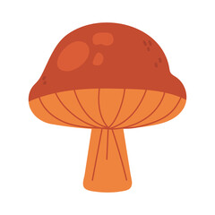 mushroom food nature vegetable isolated icon style