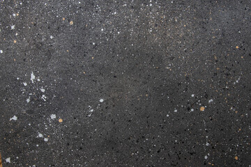 Black textured wall paint spatter gold, silver