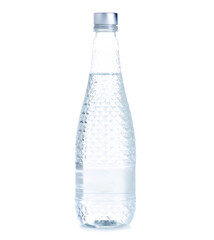 Bottle of water on white background isolation