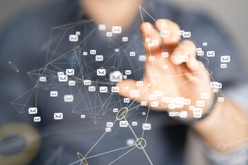 mail communication support contact concept service