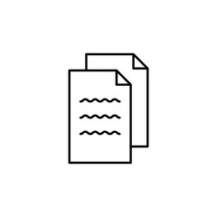 document, file, archive vector illustration