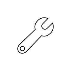 wrench, repair, tool vector illustration