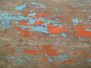 old wood texture with cracked paint