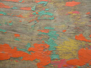 old wood texture with cracked paint