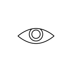 eye, view, seen vector illustration