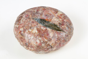 Tasty head pork meat over white background