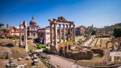 Plakat Roman Forum in Rome