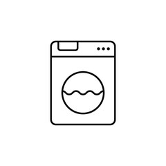 washer, clean, technology vector illustration