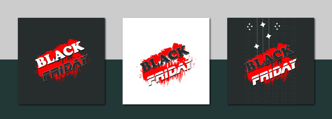 Vector Black Friday banner Premium