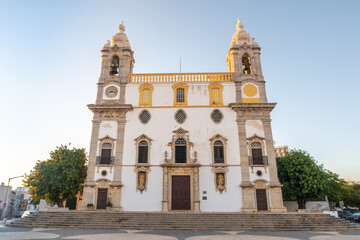 Carmo Church, the Chapel of Bones in Faro, South Portugal