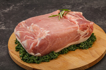Pork meat piece for cooking