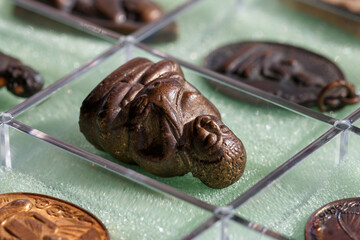 Small Buddha image or Thai amulet