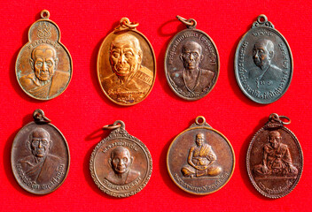 Small Buddha image or Thai amulet