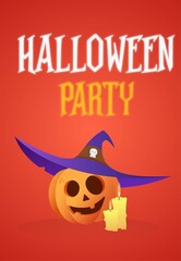 Fototapeta premium Halloween invitation banner