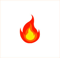 vector fire icon