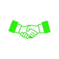 hand shake vector illustration