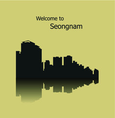 Fototapeta premium Seongnam, South Korea