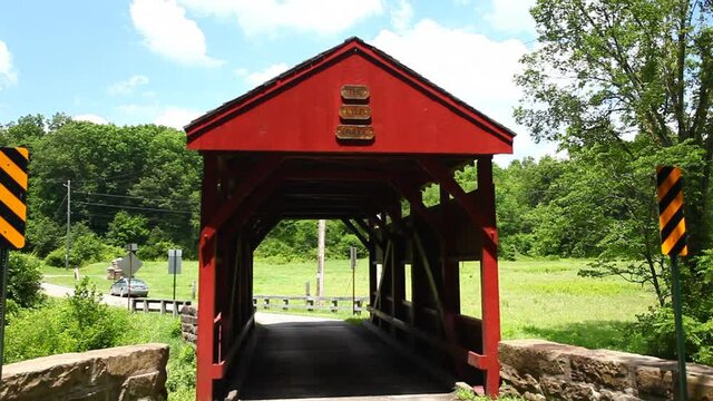 Lyle Covered Bridge in Pennsylvania, United States