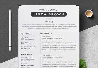 Clean and Professional Resume