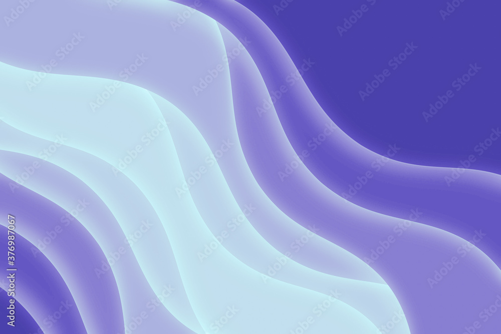 Poster abstract illustration with waves. curve lines.
