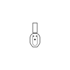 Nail polish bottle icon illustrator eps ten