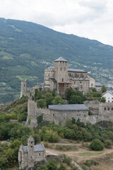 Fototapeta na wymiar La basilique de Valère, Sion, Suisse