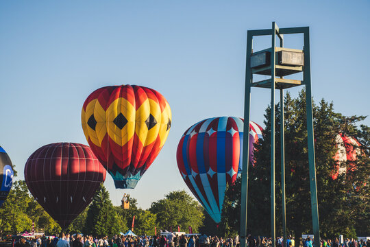 Hot Air Balloons in Summer