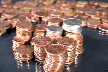 stack of coins