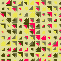 Abstract Color Halftone Dots generative art background illustration